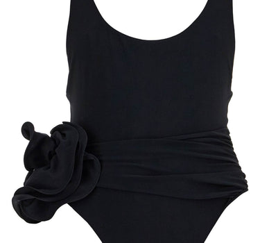 Magda Butrym one-piece swimsuit with applied flower