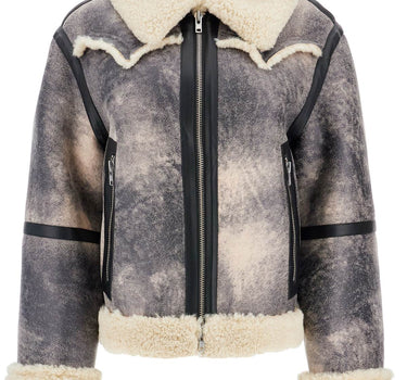 Stand Studio lessie faux shearling jacket