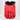 Valentino Valentino Red silk blouse with black collar