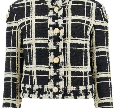 Valentino Garavani "macro check tweed jacket for