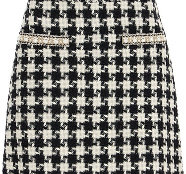 Valentino Garavani embroidered damier light tweed