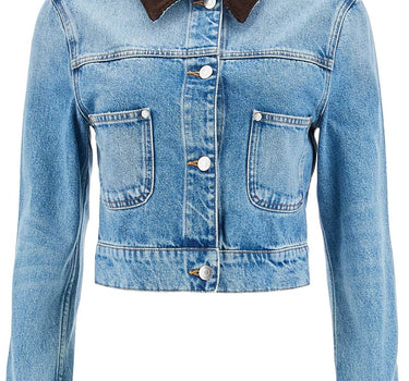 Stella McCartney cropped denim jacket for women