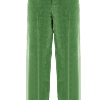 Valentino Garavani velvet pants with jacquard border