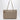 Valentino Garavani Large Viva Superstar Bag in Natural/Spice Canvas