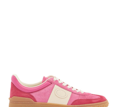 Valentino Garavani velcro sneakers in cyclamen and pink