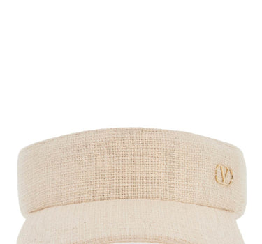 Valentino Garavani canvas visor shield for