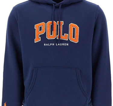 Polo Ralph Lauren blue cotton and polyester hoodie with embroidered logo