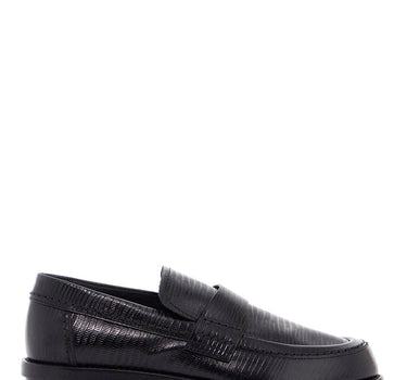 Alexander Mcqueen leather jupiter loafers for