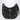 Valentino Garavani Small Hoboho bag with black chevron pattern and studs
