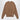Saint Laurent Saint Laurent Caramel coloured plush cotton sweatshirt
