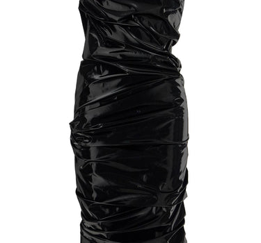 Alexander Mcqueen laminated jersey dress