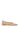 Burberry beige check knit ballerinas with rubber sole