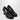 Burberry Burberry Cadet black leather loafers with heel
