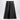 Balenciaga Black leather flared skirt