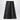 Balenciaga Black leather flared skirt