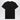 Moncler Black crewneck T-shirt with multipatches