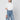 ANINE BING ANINE BING White jersey top with gathers