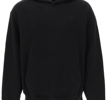 Diesel logo embroidered hoodie