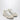 Maison MIHARA YASUHIRO Maison MIHARA YASUHIRO Blakey light grey leather low trainer