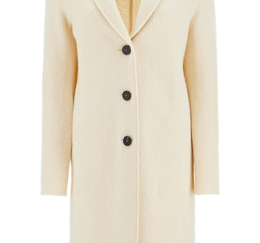 Harris Wharf London single-breasted wool coat in boiled