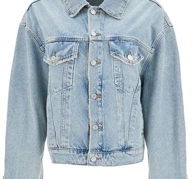 Agolde denim dalton balloon jacket with