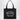 Ganni GANNI Large black canvas tote bag