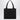 Ganni GANNI Large black canvas tote bag