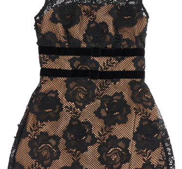 Self-Portrait Self Portrait lace mini dress with bows