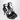 Jimmy Choo Jimmy Choo Black/silver Azia 95 sandal