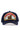 Dsquared2 navy blue cotton adjustable baseball cap with embroidered patch