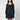 Patou Patou Black blue crossover blouse