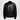 Givenchy Black leather bomber jacket with wool sleeves