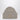 Acne Studios Acne Studios Greige melange large face logo beanie - Yak