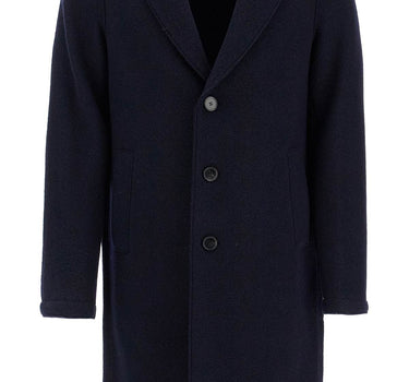 Harris Wharf London single-breasted wool coat in boiled