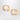 Panconesi Panconesi P Helix gold earrings