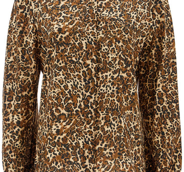 Isabel Marant 'teysa silk leopard print