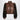 Chloé Chloé Brown cropped leather and shearling jacket