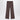 Chloé Chloé Brown flared checkered wool trousers