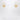 Coperni Coperni Large golden Swipe earrings