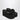 Coperni Black wedge sandal with logo