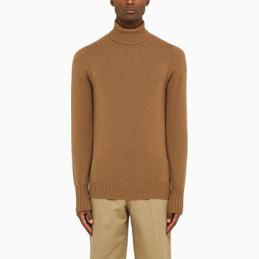 Drumohr Camel wool turtleneck