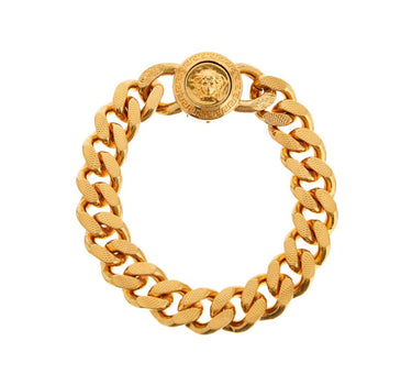 Versace chain medusa bracelet