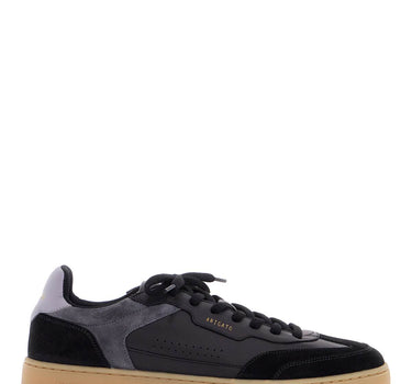 Axel Arigato black low sneakers in eco-friendly leather and suede with beige sole