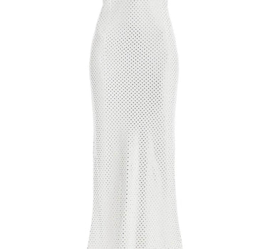 Alessandra Rich long cady slip dress with maxi