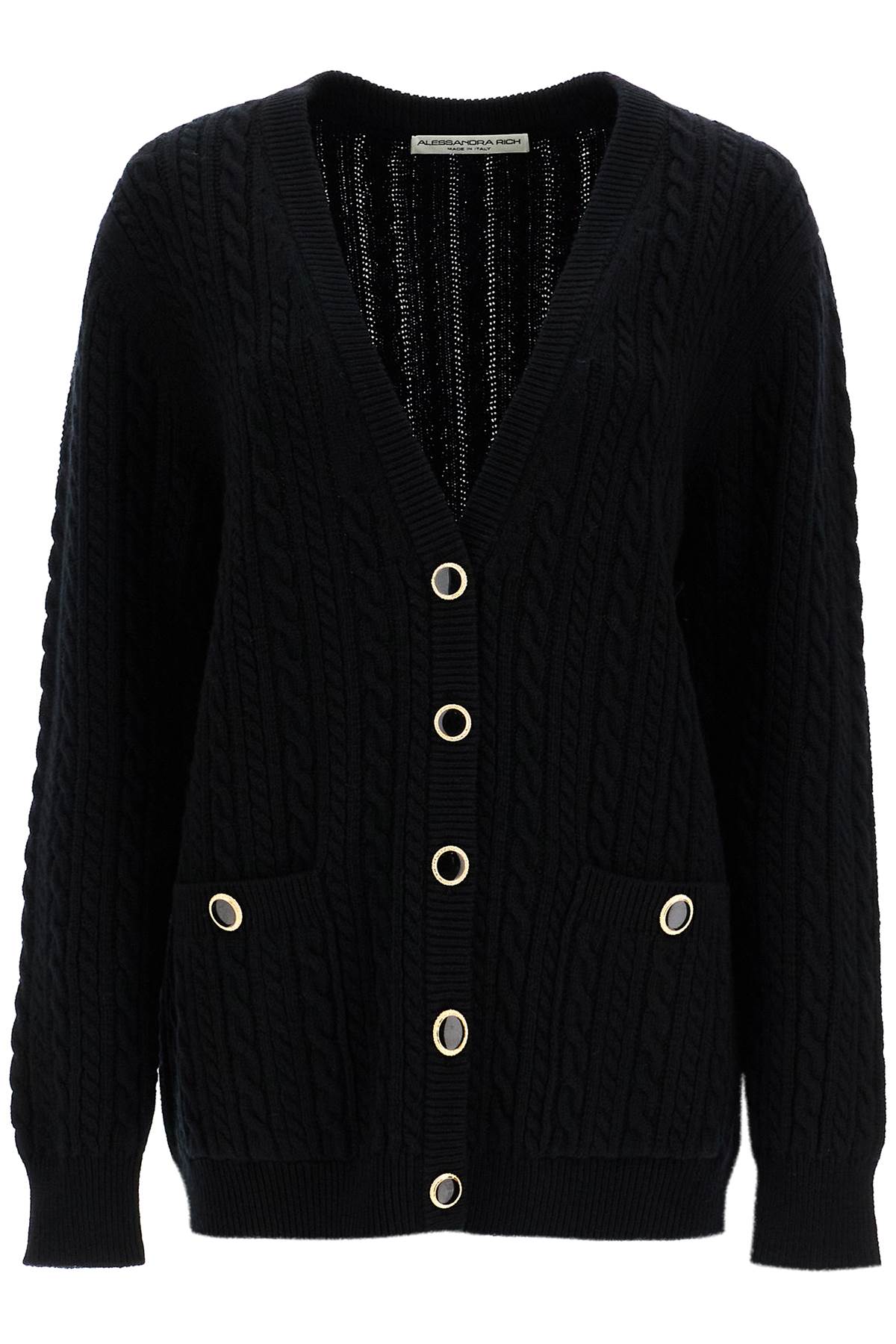 Cardigan oversize en laine d'Alessandra Rich