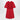 Ami Paris Ami Paris Mini red wool dress