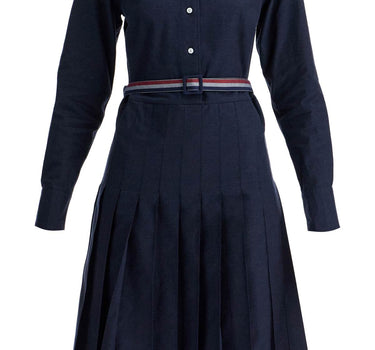 Thom Browne midi shirt dress with belt