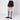 Thom Browne Black ruffled mini skirt in wool blend