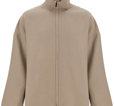 Fear Of God dusty beige wool jacket with high collar