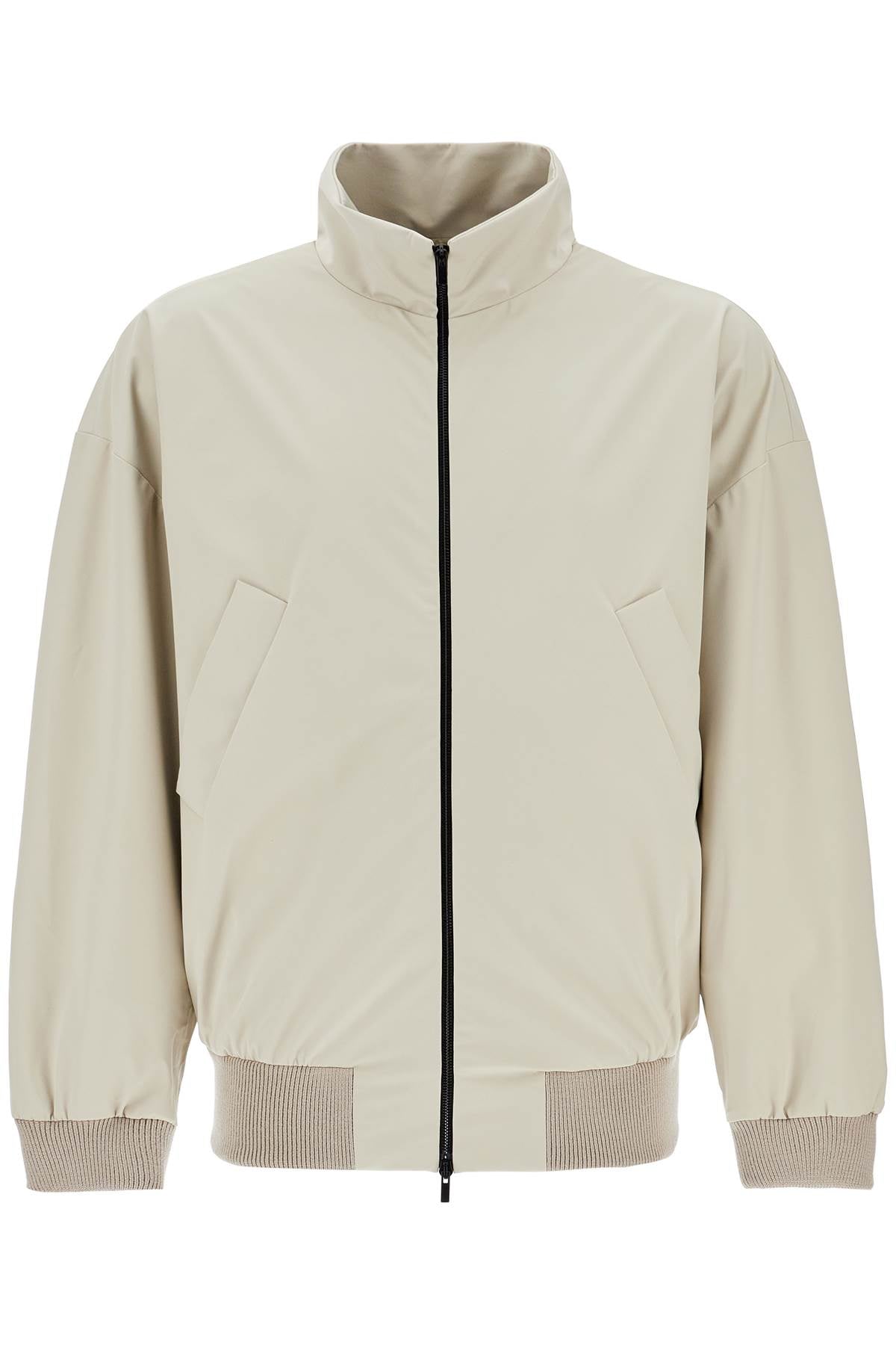 Veste beige en nylon et polyester Fear Of God avec col montant et zip